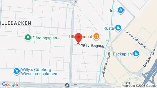 Apartments for rent i Lundby - kort over placeringen