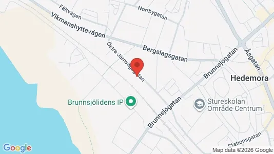Apartments for rent i Hedemora - kort over placeringen