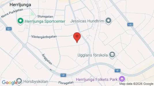Apartments for rent i Herrljunga - kort over placeringen