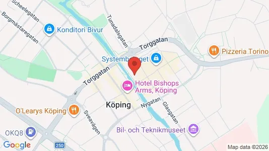 Apartments for rent i Köping - kort over placeringen