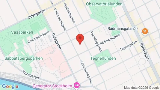 Apartments for rent i Vasastan - kort over placeringen