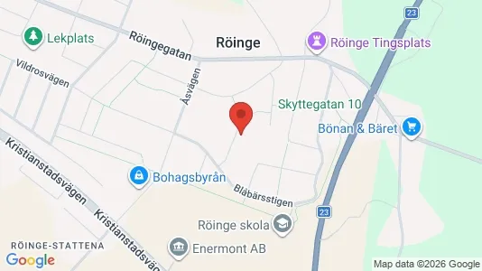 Apartments for rent i Hässleholm - kort over placeringen