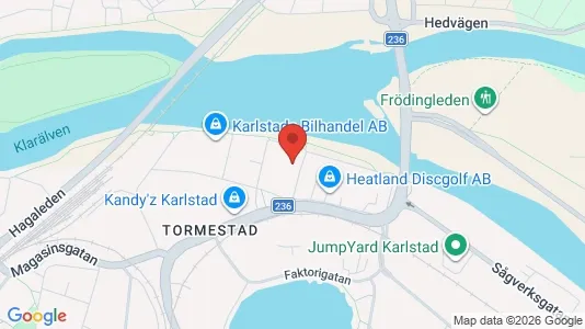 Apartments for rent i Karlstad - kort over placeringen
