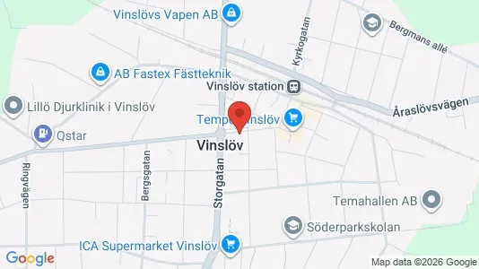 Apartments for rent i Hässleholm - kort over placeringen