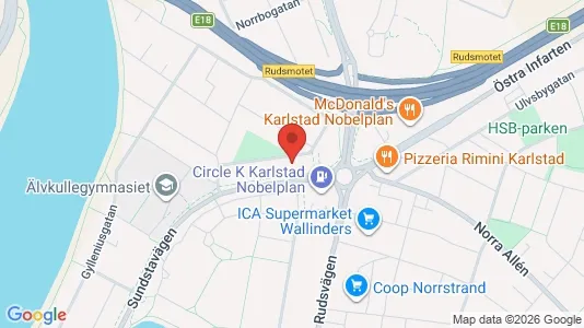 Apartments for rent i Karlstad - kort over placeringen