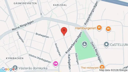 Apartments for rent i Västerås - kort over placeringen