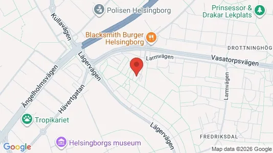 Apartments for rent i Helsingborg - kort over placeringen