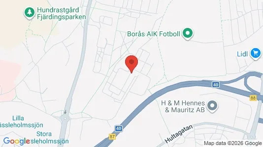Apartments for rent i Borås - kort over placeringen