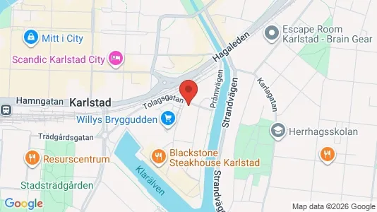 Apartments for rent i Karlstad - kort over placeringen