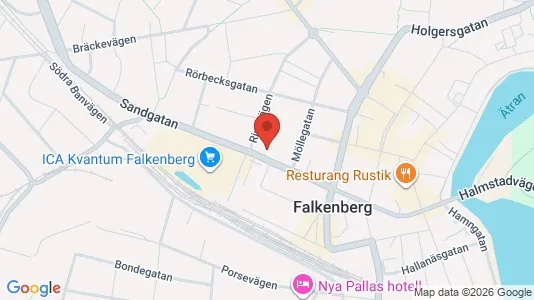 Apartments for rent i Falkenberg - kort over placeringen