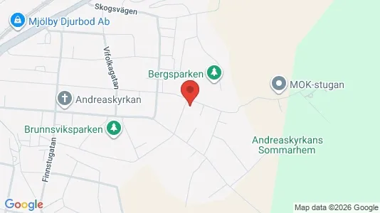 Apartments for rent i Mjölby - kort over placeringen