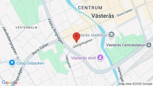 Apartments for rent i Västerås - kort over placeringen
