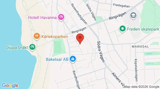 Apartments for rent i Varberg - kort over placeringen