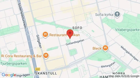 Apartments for rent i Södermalm - kort over placeringen