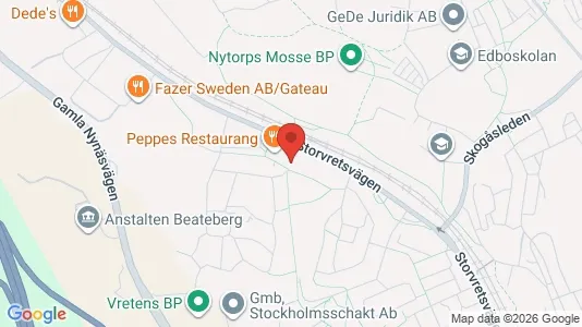 Apartments for rent i Huddinge - kort over placeringen