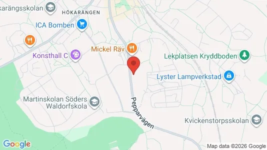 Apartments for rent i Stockholm South - kort over placeringen