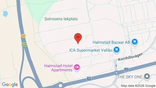 Apartments for rent i Halmstad - kort over placeringen