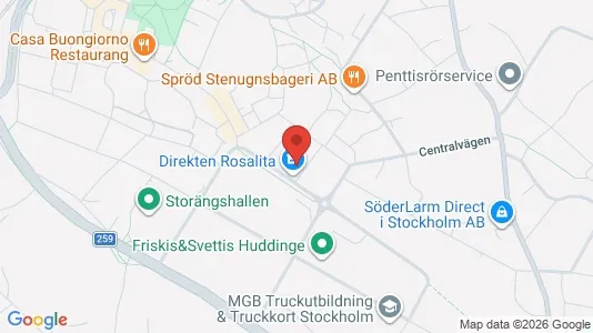 Apartments for rent i Huddinge - kort over placeringen