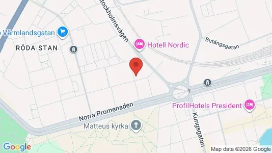 Apartments for rent i Norrköping - kort over placeringen
