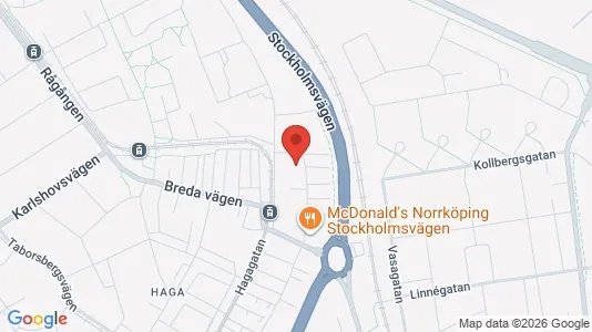 Apartments for rent i Norrköping - kort over placeringen