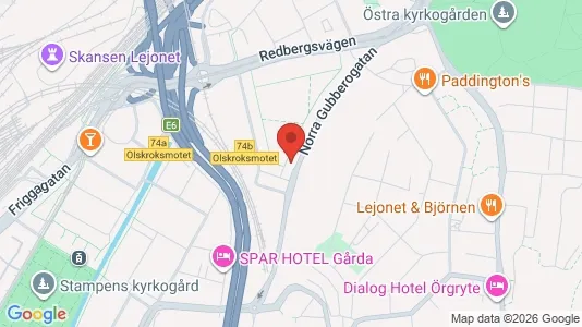 Apartments for rent i Örgryte-Härlanda - kort over placeringen
