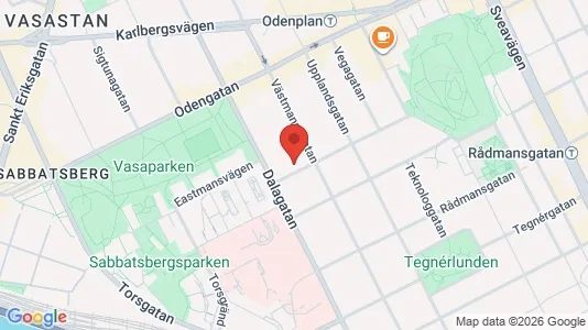 Apartments for rent i Vasastan - kort over placeringen