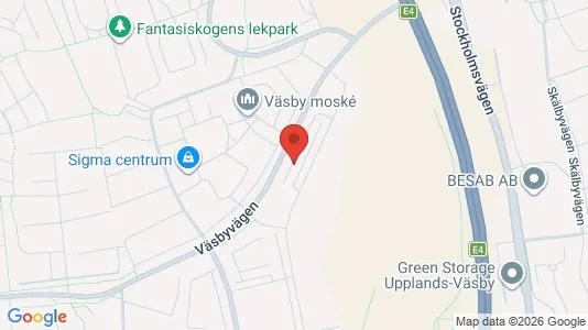 Apartments for rent i Upplands Väsby - kort over placeringen