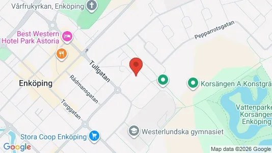 Apartments for rent i Enköping - kort over placeringen