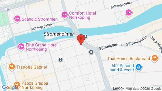 Apartments for rent i Norrköping - kort over placeringen