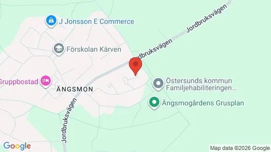 Apartments for rent i Östersund - kort over placeringen