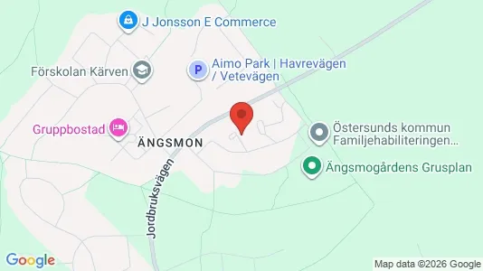 Apartments for rent i Östersund - kort over placeringen