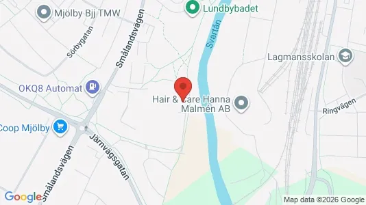 Apartments for rent i Mjölby - kort over placeringen