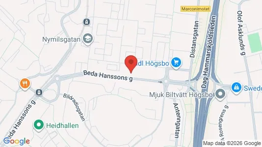 Apartments for rent i Askim-Frölunda-Högsbo - kort over placeringen