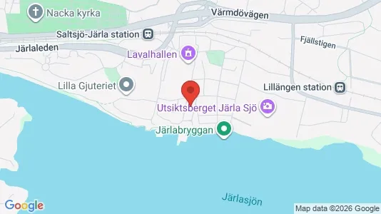 Apartments for rent i Nacka - kort over placeringen