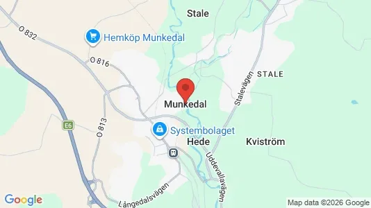 Houses for rent i Munkedal - kort over placeringen