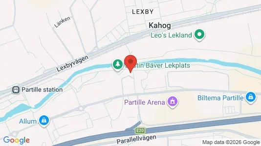 Apartments for rent i Partille - kort over placeringen