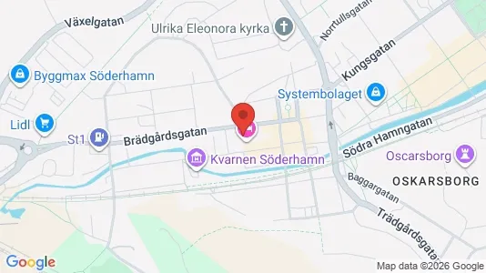 Apartments for rent i Söderhamn - kort over placeringen