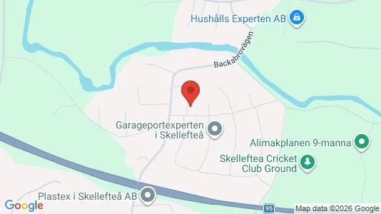 Apartments for rent i Skellefteå - kort over placeringen