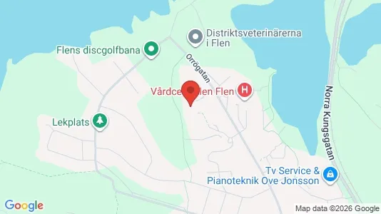 Apartments for rent i Flen - kort over placeringen