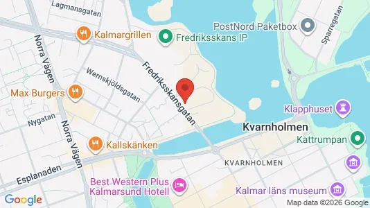 Apartments for rent i Kalmar - kort over placeringen