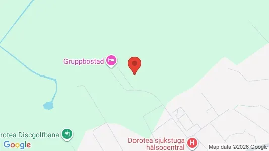 Apartments for rent i Dorotea - kort over placeringen