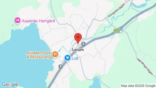 Houses for rent i Lerum - kort over placeringen