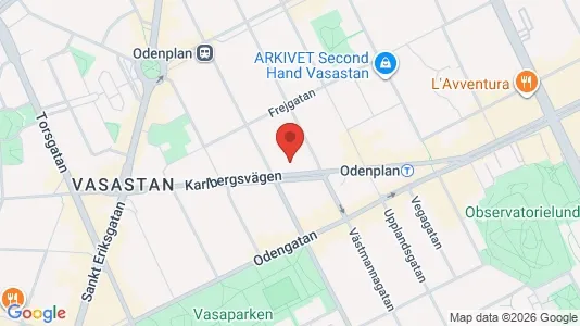 Apartments for rent i Vasastan - kort over placeringen