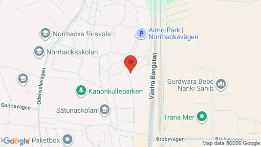 Rooms for rent i Sigtuna - kort over placeringen