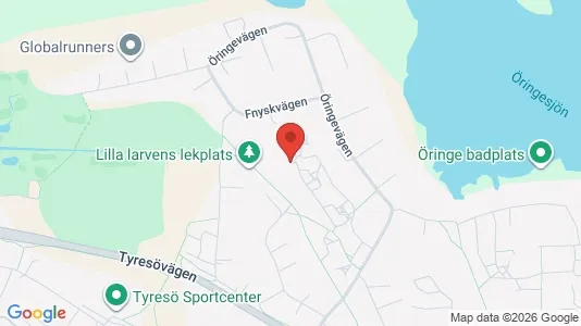 Apartments for rent i Tyresö - kort over placeringen