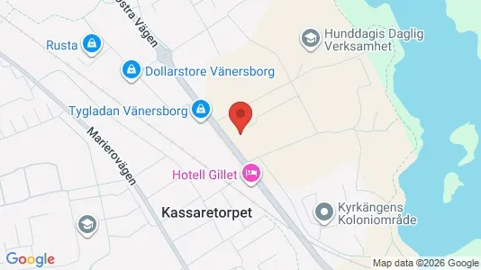 Apartments for rent i Vänersborg - kort over placeringen