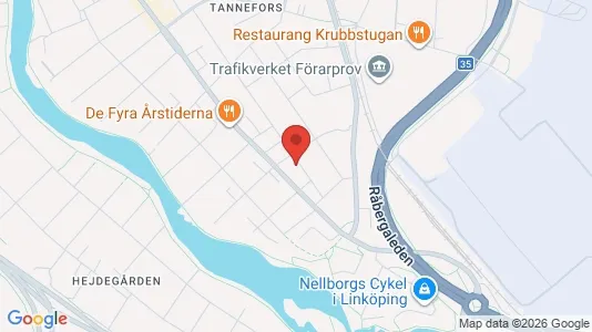 Apartments for rent i Linköping - kort over placeringen