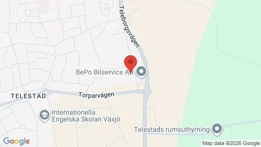 Apartments for rent i Växjö - kort over placeringen