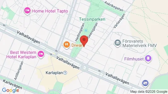 Apartments for rent i Östermalm - kort over placeringen