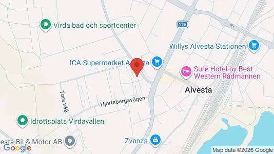 Apartments for rent i Alvesta - kort over placeringen